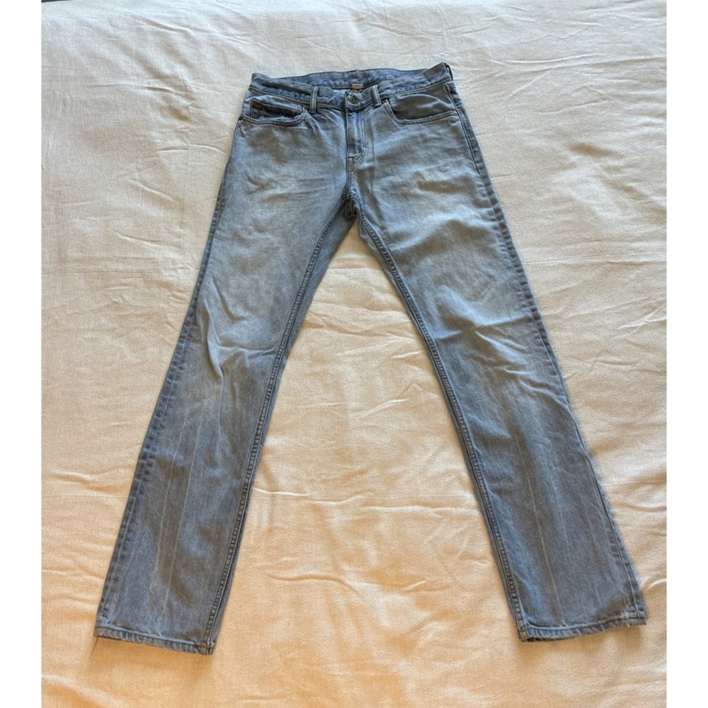 Banana Republic Men's Jeans 32 X 32** Light‎ Blue Wash Slim Fit distressed